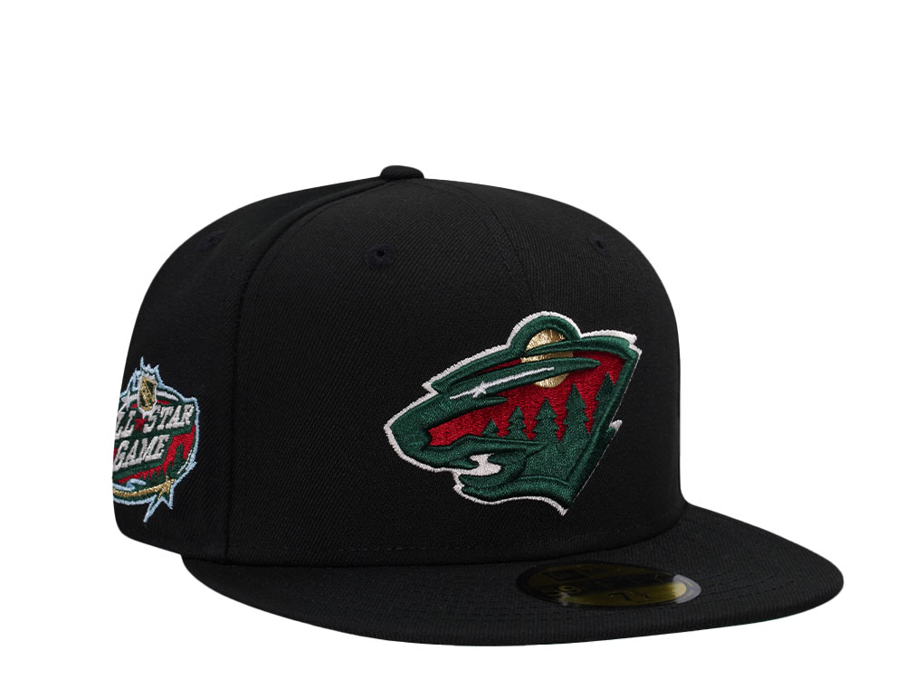 New Era Minnesota Wild All Star Game 2004 Black Throwback Edition 59Fifty Fitted Hat