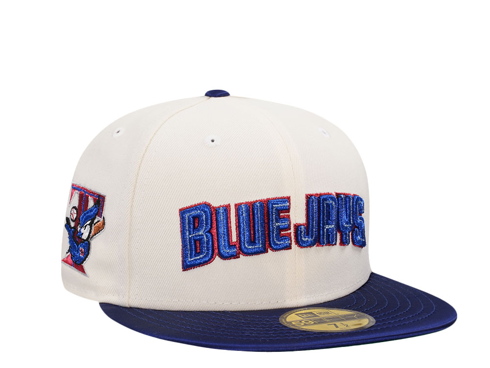 New Era Toronto Blue Jays Chrome Satin Brim Two Tone Edition 59Fifty Fitted Hat