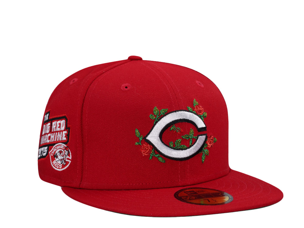 New Era Cincinnati Red Big Red Machine Rose Red Edition 59Fifty Fitted Hat