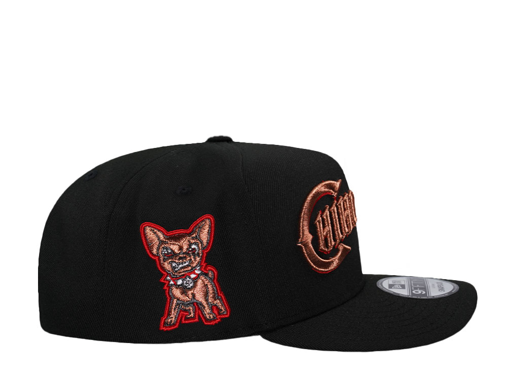 New Era El Paso Chihuahuas Black Copper Edition 9Fifty A Frame Snapback Hat
