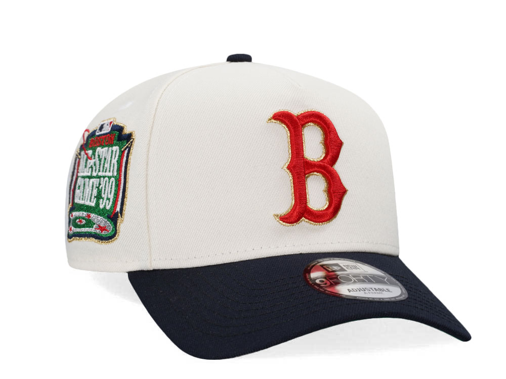 New Era Boston Red Sox All Star Game 1999 Chrome Throwback Two Tone A Frame 9Forty Snapback Hat