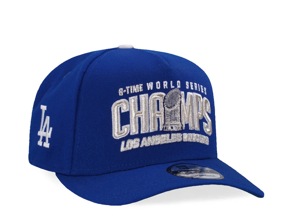 New Era Los Angeles Dodgers World Series Champions 2024 Royal Edition 9Fifty A Frame Snapback Hat