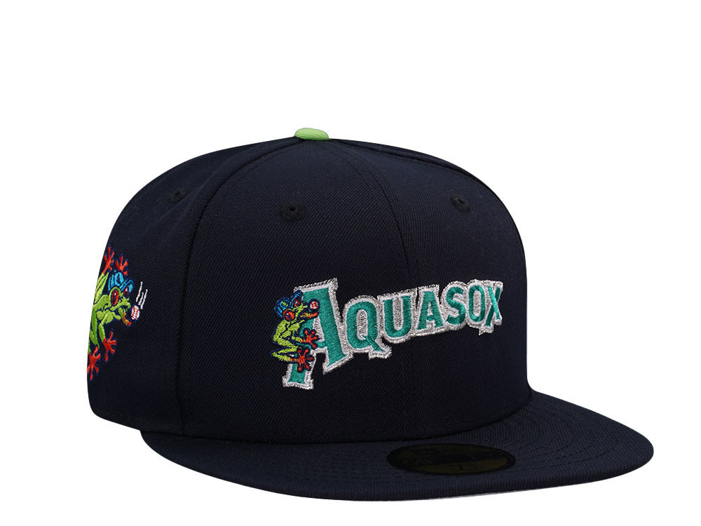 New Era Everett Aquasox Color Flip Navy Metallic Edition 59Fifty Fitted Hat