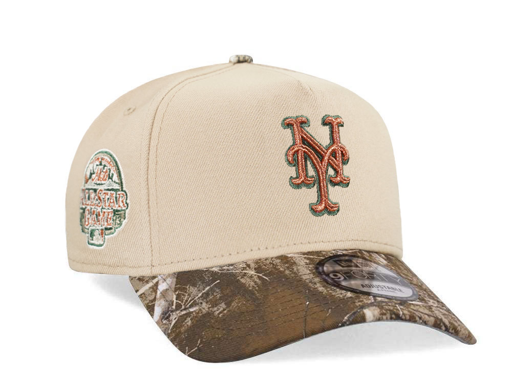 New Era New York Mets All Star Game 2013 Camel Realtree Edition 9Forty A Frame Snapback Hat