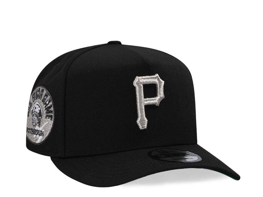 New Era Pittsburgh Pirates All Star Game 1974 Black Silver Edition 9Fifty A Frame Snapback Hat