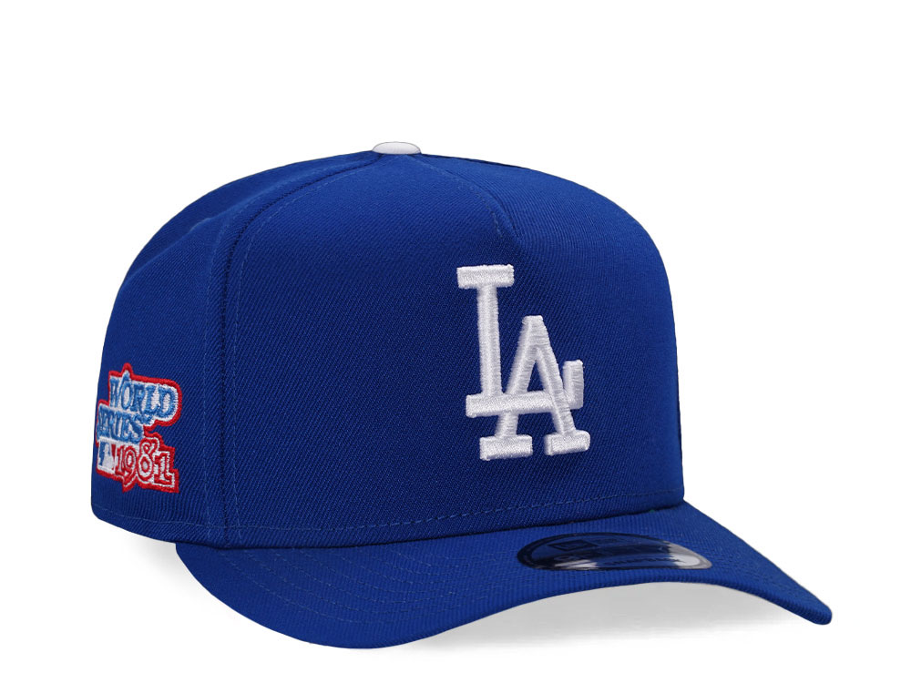 New Era Los Angeles Dodgers World Series 1981 Throwback 9Fifty A Frame Snapback Hat