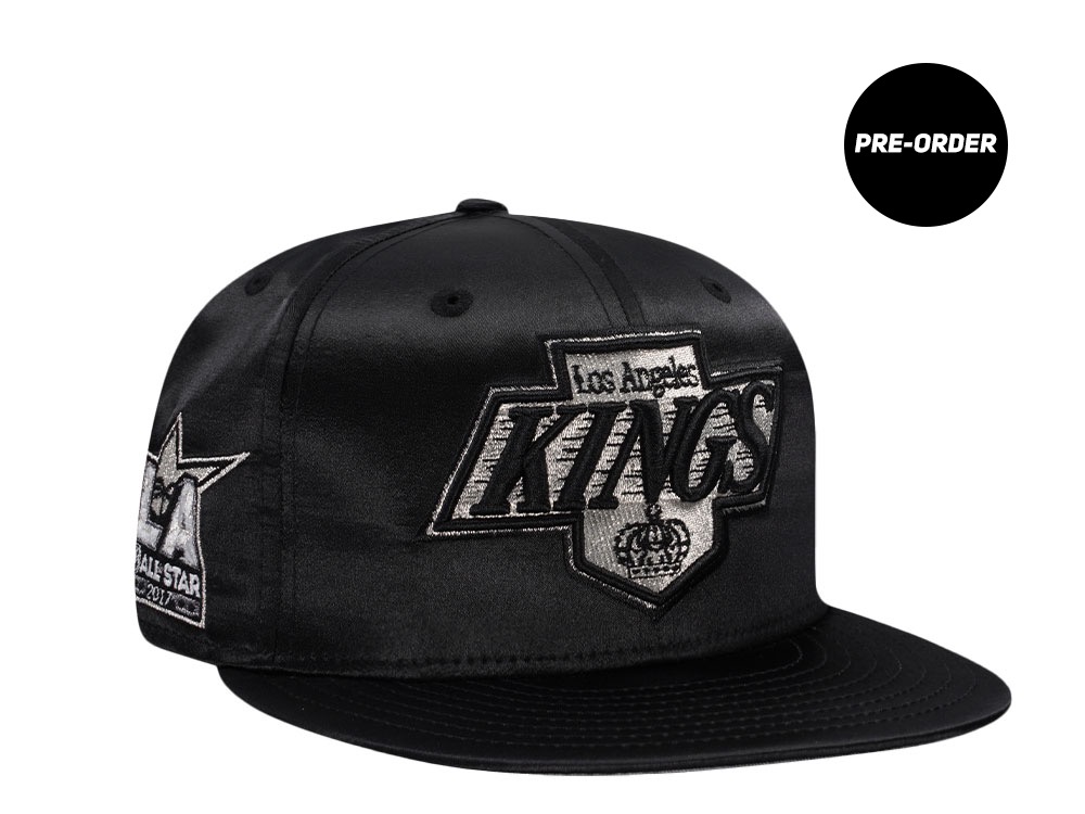 PRE-ORDER New Era Los Angeles Kings All Star Game 2017 Black Satin Throwback Edition 59Fifty Fitted Hat