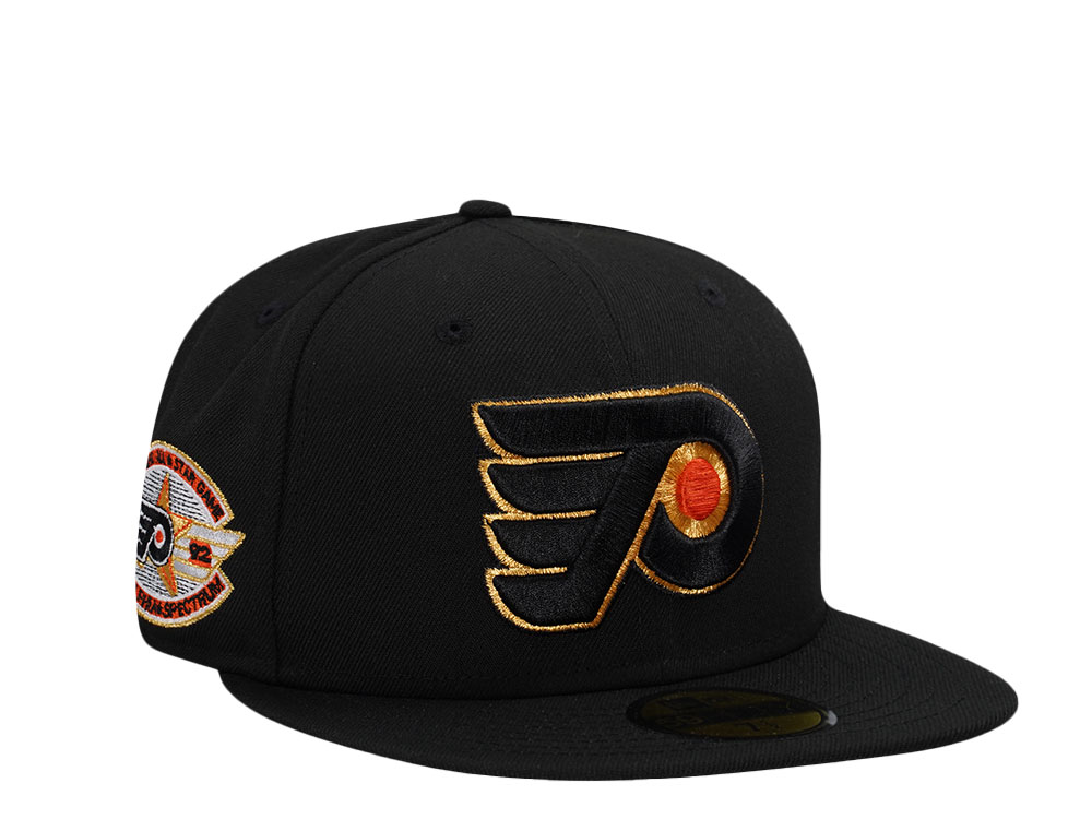 New Era Philadelphia Flyers All Star Game 1992 Black Gold Edition 59Fifty Fitted Hat