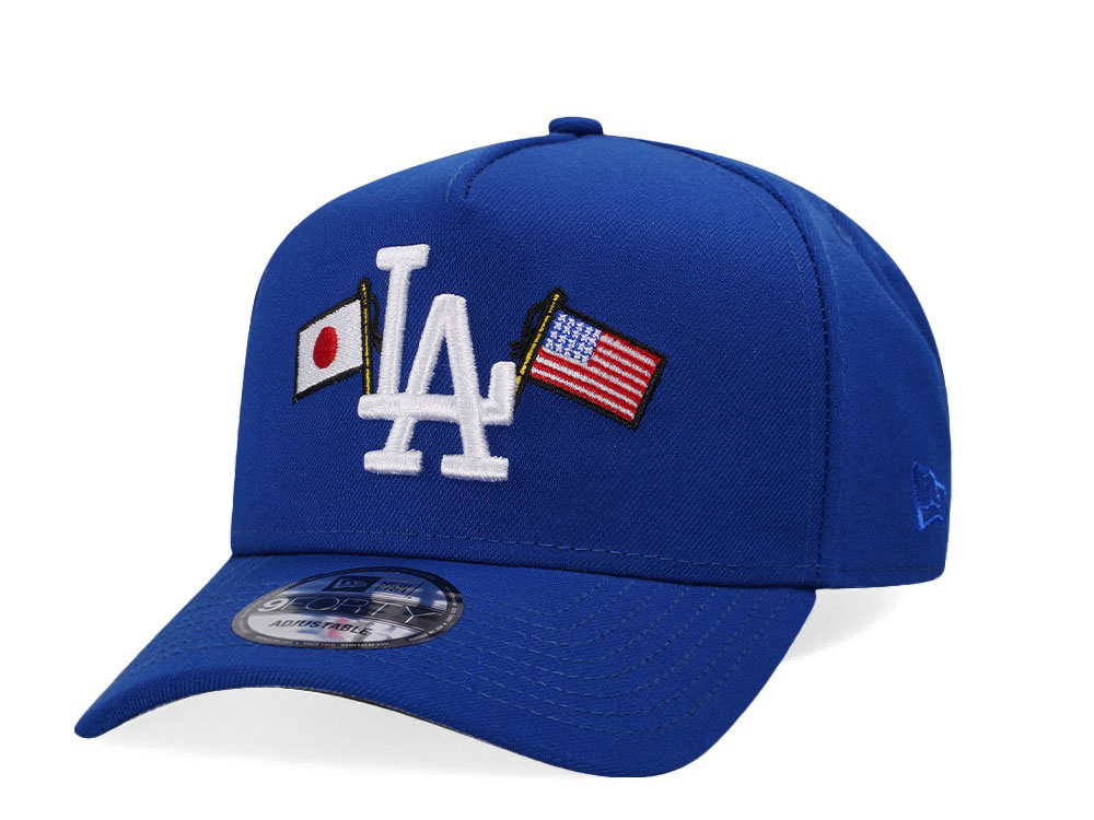 New Era Los Angeles Dodgers Flags Prime 9Forty A Frame Snapback Hat