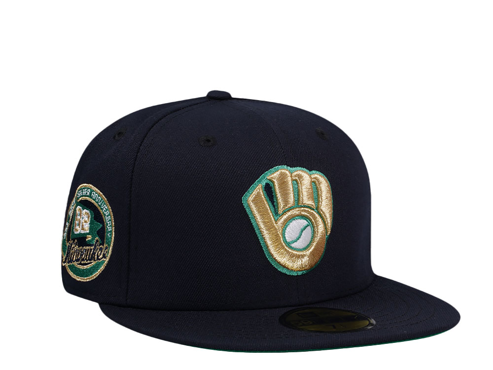 New Era Milwaukee Brewers Silver Anniversary Throwback Edition 59Fifty Fitted Hat