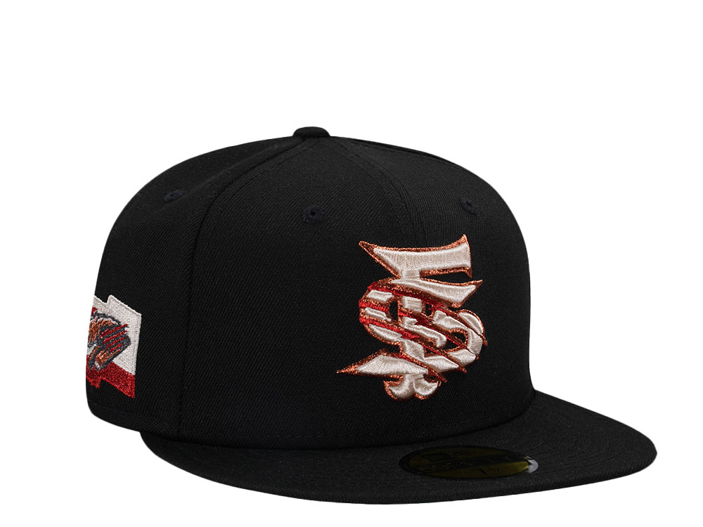 New Era Fresno Grizzlies Black Prime Throwback Edition 59Fifty Fitted Hat