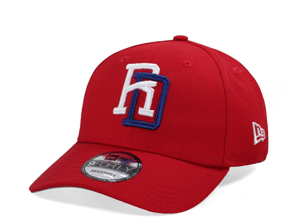 New Era Dominican Republic WBC Red Classic 9Forty A Frame Snapback Hat