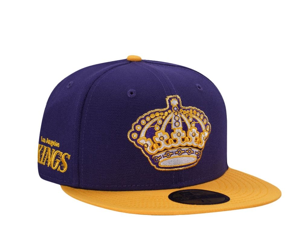 New Era Los Angeles Kings Color Flip Two Tone Throwback Edition 59Fifty Fitted Hat