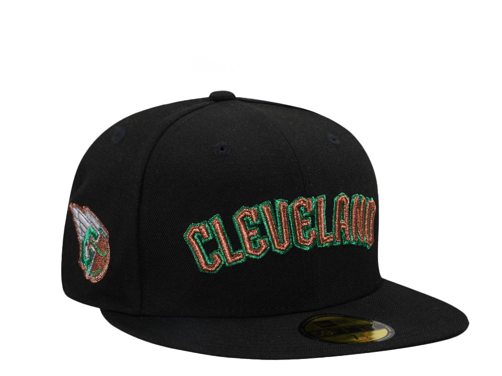 New Era Cleveland Guardians Copper Throwback Edition 59Fifty Fitted Hat