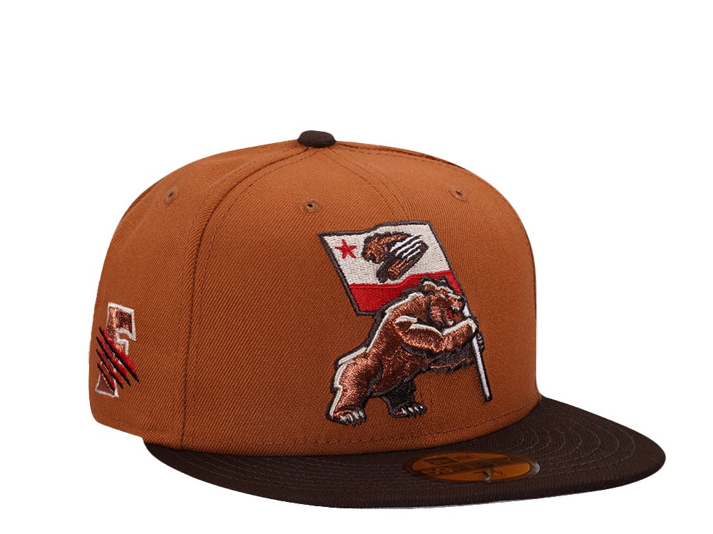 New Era Fresno Grizzlies Copper Two Tone Edition 59Fifty Fitted Hat