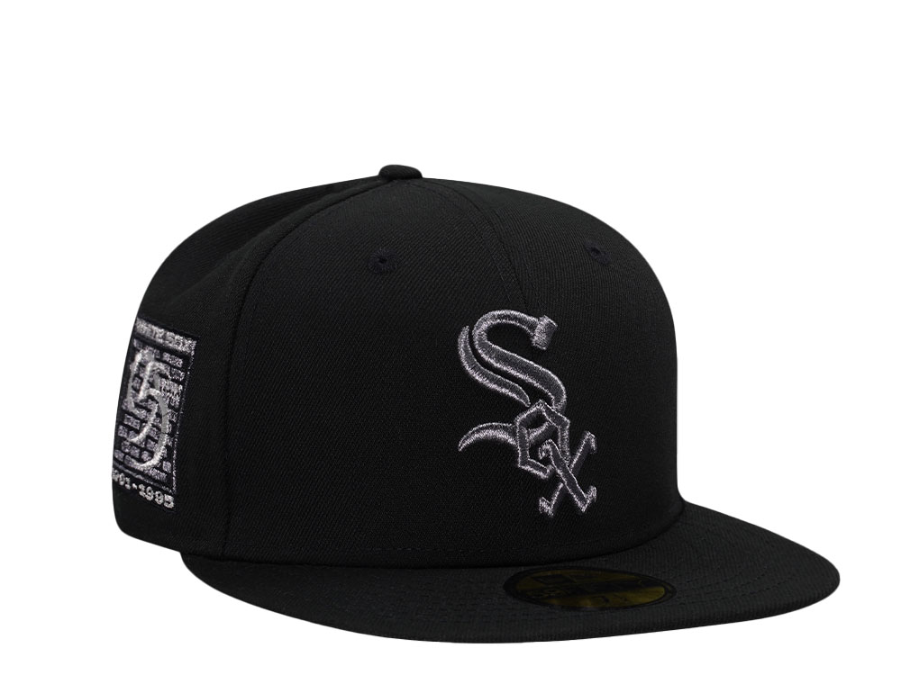 New Era Chicago White Sox 95 Years Pewter Black Edition 59Fifty Fitted Hat