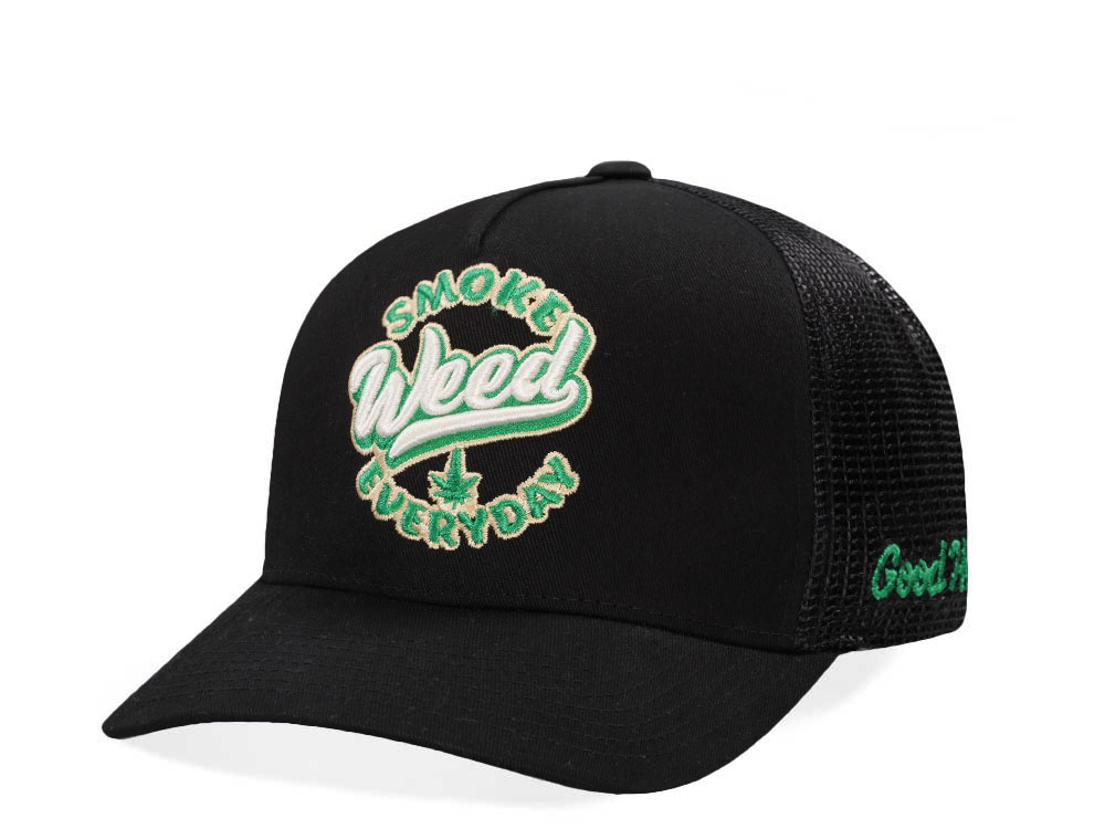 Good Hats Everyday Black Trucker Edition Snapback Cap