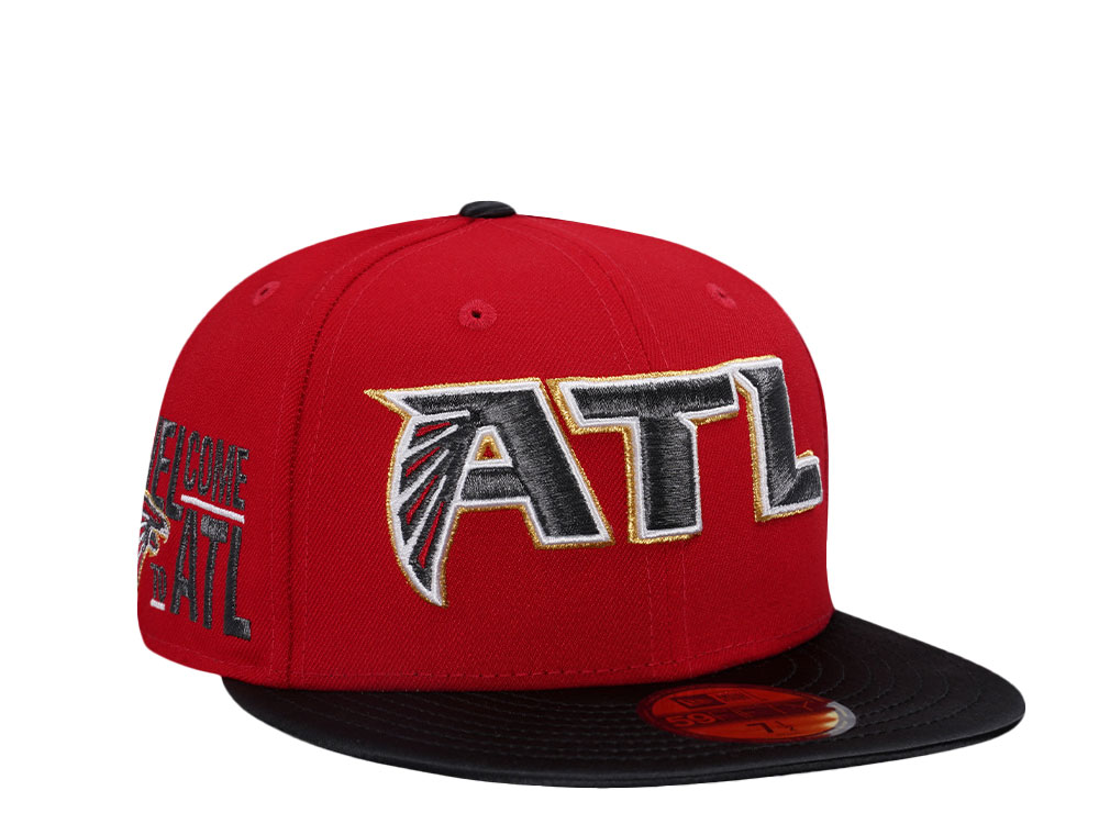 New Era Atlanta Falcons Satin Brim Two Tone Edition 59Fifty Fitted Hat