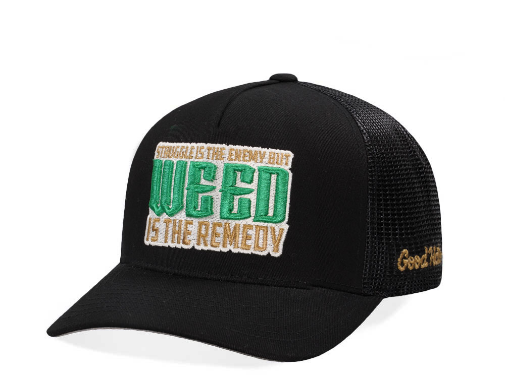 Good Hats Struggle Black Trucker Edition Snapback Cap