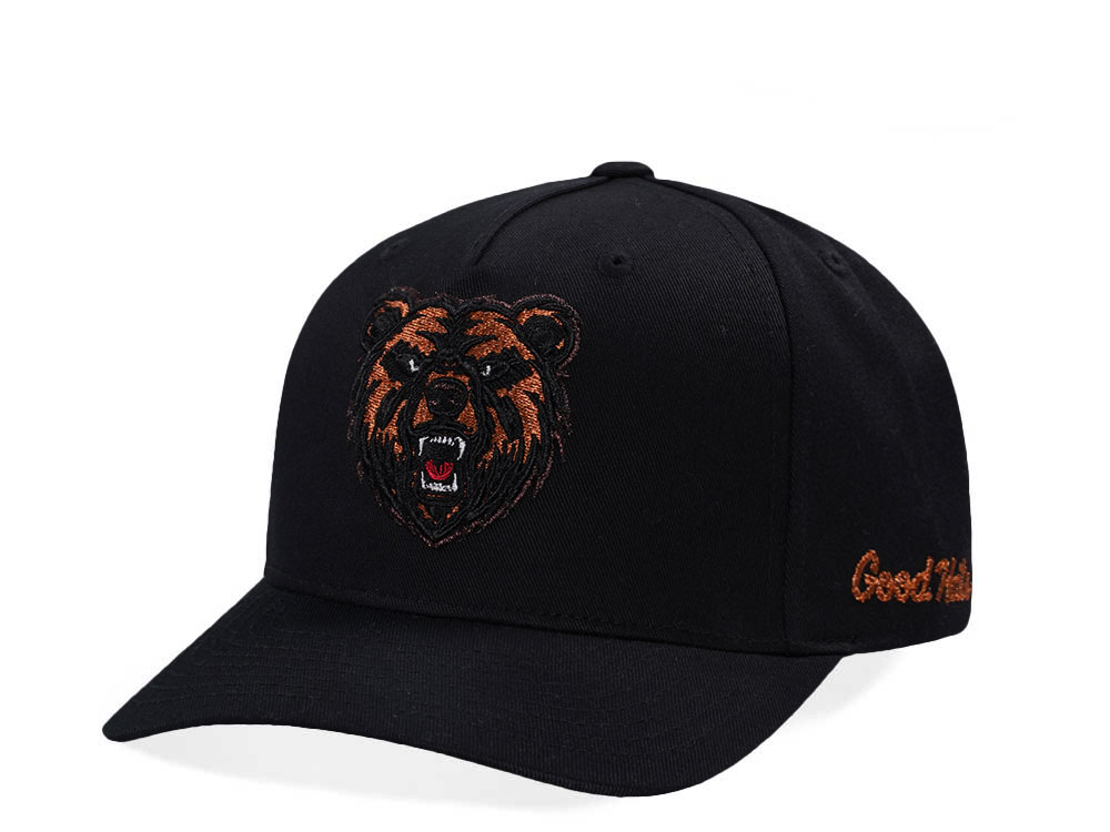 Good Hats Grizzly Black Edition Snapback Cap