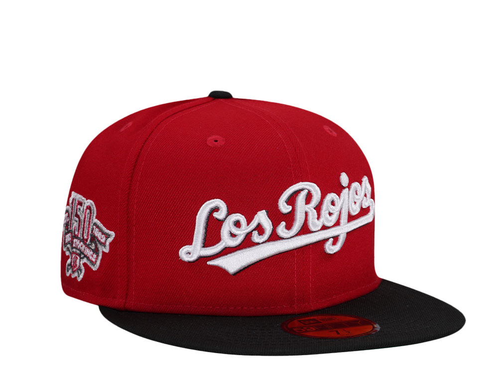 New Era Cincinnati Reds 150th Anniversary Throwback Two Tone Edition 59Fifty Fitted Hat