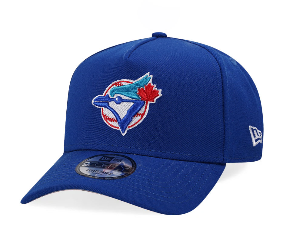 New Era Toronto Blue Jays Blue Classic 9Forty A Frame Snapback Hat