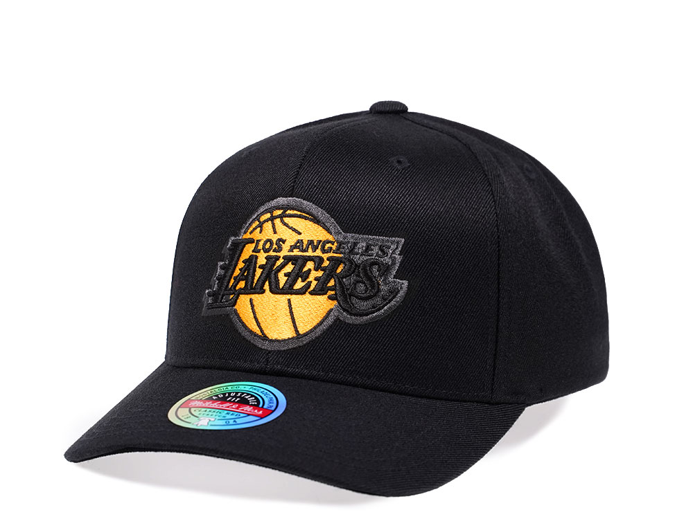 Mitchell & Ness Los Angeles Lakers Color Detail Edition Red Line Flex Snapback Hat