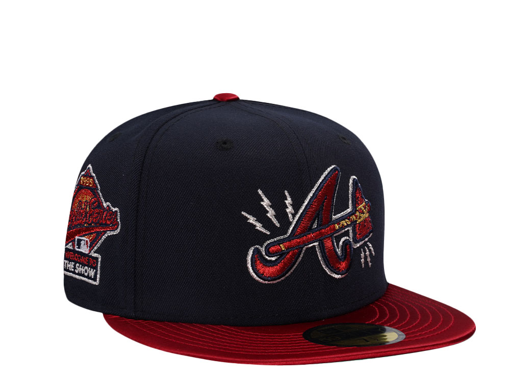 New Era Atlanta Braves World Series 1995 Satin Brim Two Tone Edition 59Fifty Fitted Hat