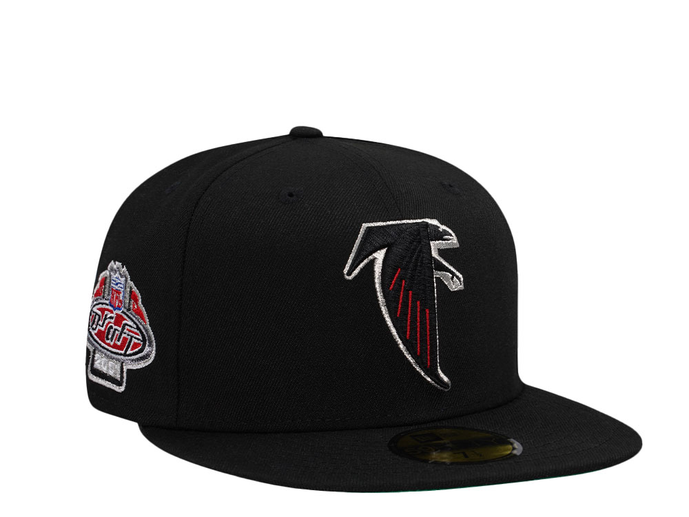 New Era Atlanta Falcons Draft 2001 Black Throwback Edition 59Fifty Fitted Hat