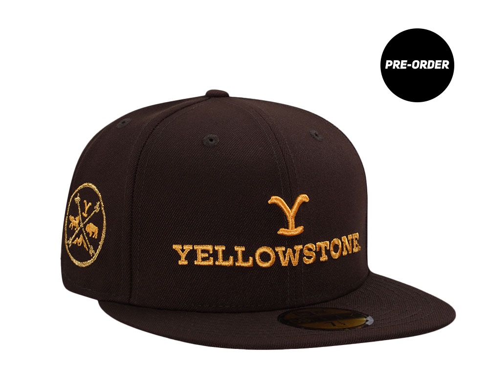 PRE-ORDER New Era Yellowstone Burnt Wood Prime Edition 59Fifty Fitted Hat