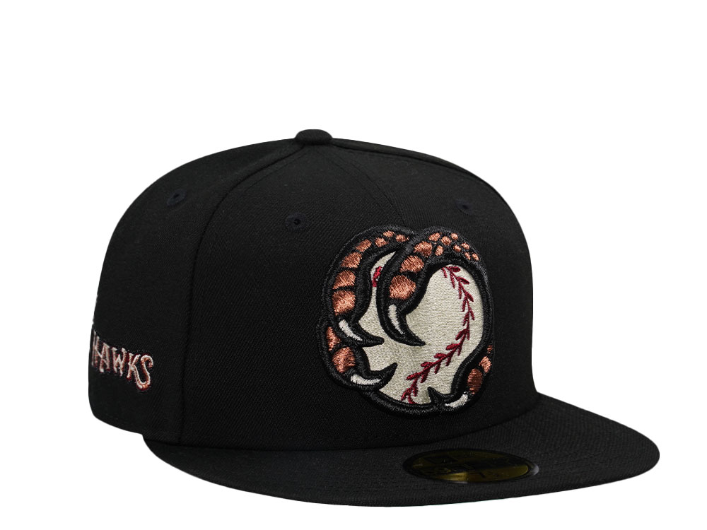 New Era Boise Hawks Black Throwback Edition 59Fifty Fitted Hat