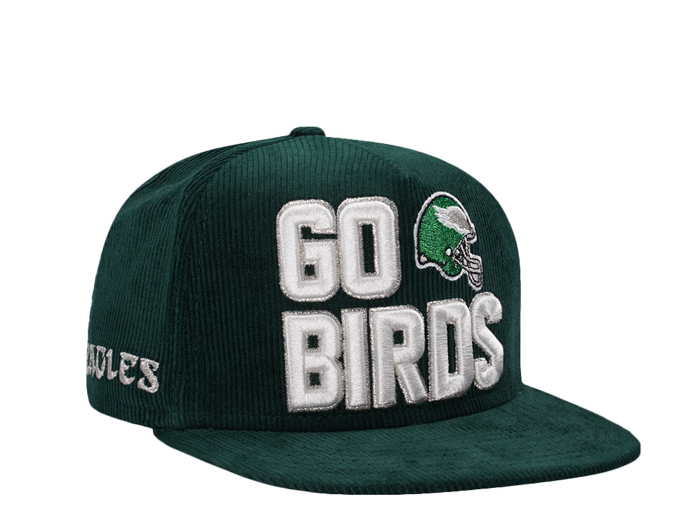 New Era Philadelphia Eagles Corduroy Green Classic Edition 59Fifty A Frame Fitted Hat