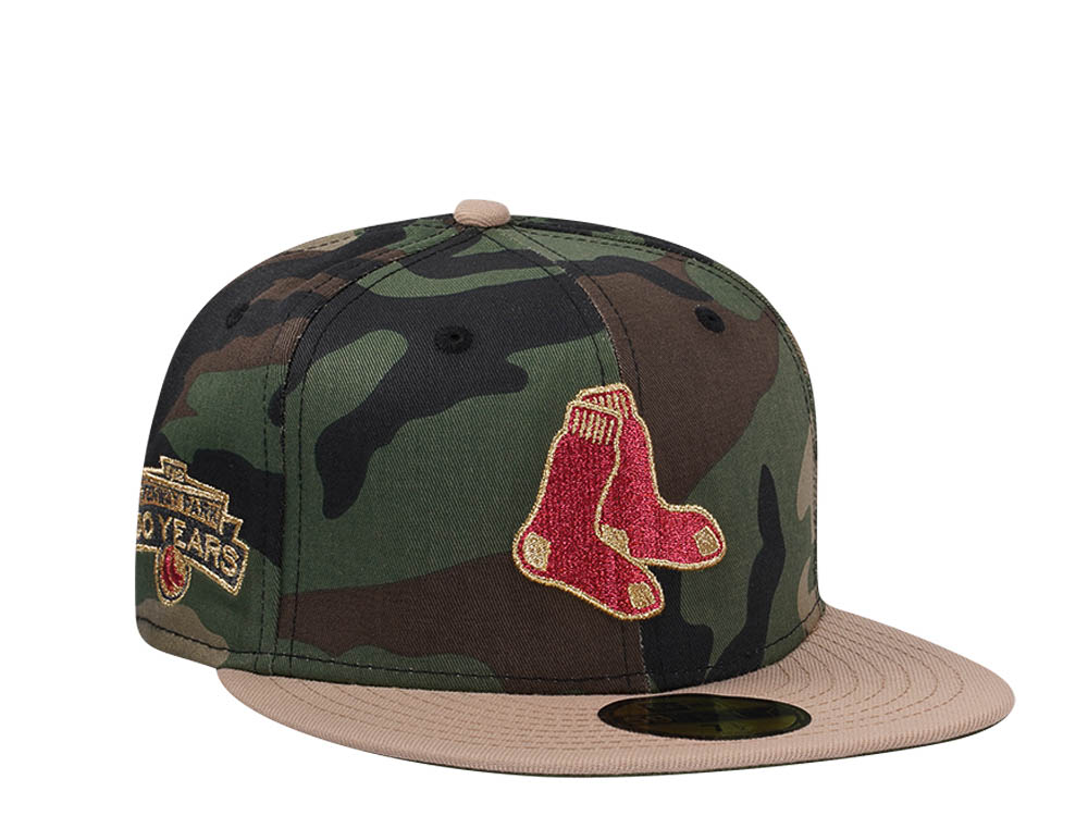 New Era Boston Red Sox Fenway Park Camo Two Tone Edition 59Fifty Fitted Hat