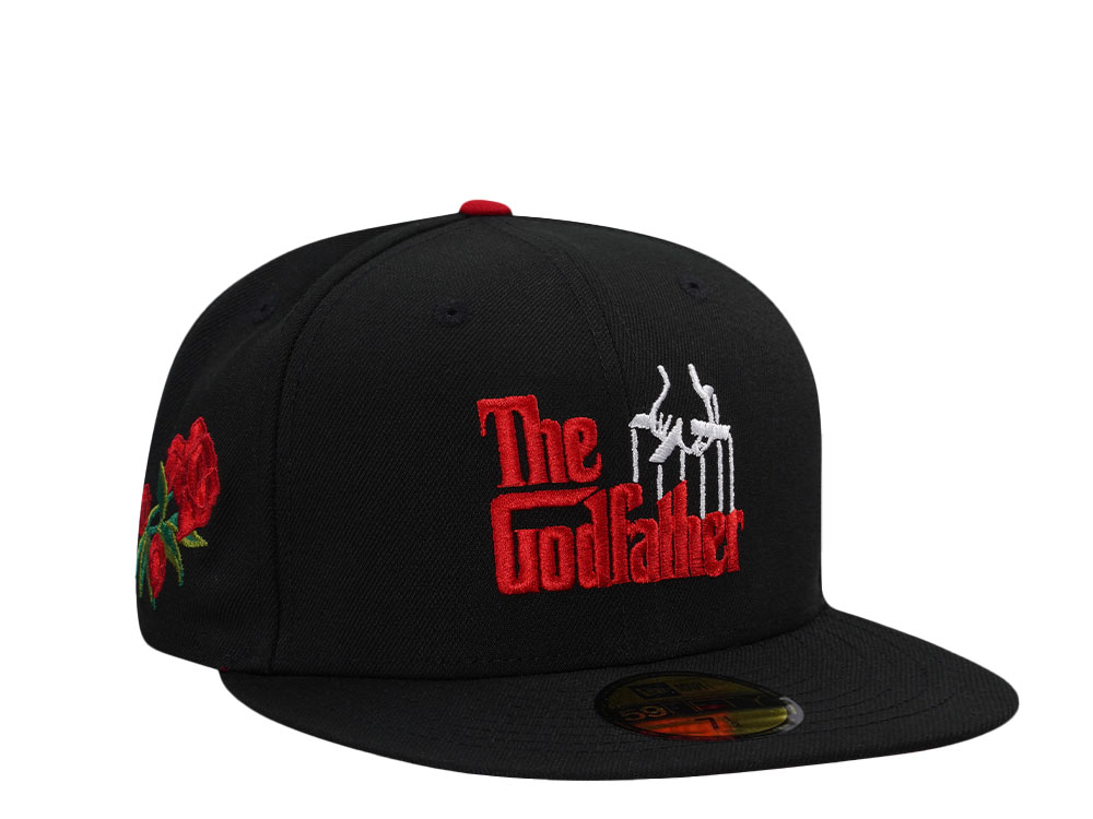 New Era The Godfather Black and Red Prime Edition 59Fifty Fitted Hat