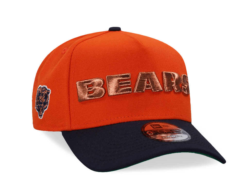 New Era Chicago Bears Orange Copper Two Tone 9Forty A Frame Snapback Hat