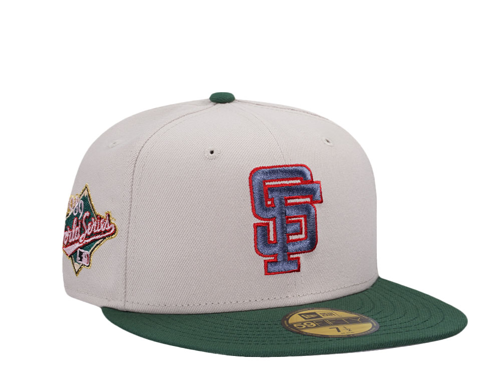 New Era San Francisco Giants World Series 1989 Stone Gold Two Tone Edition 59Fifty Fitted Hat