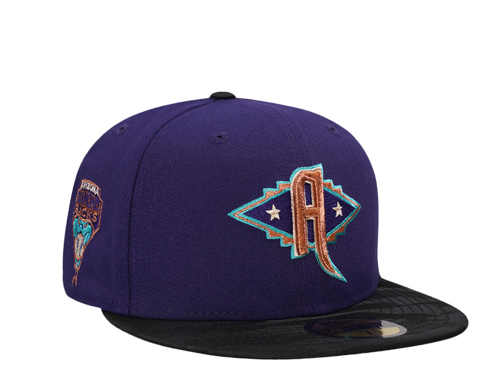 New Era Arizona Diamondbacks Purple Midnight Camo Two Tone Edition 59Fifty Fitted Hat