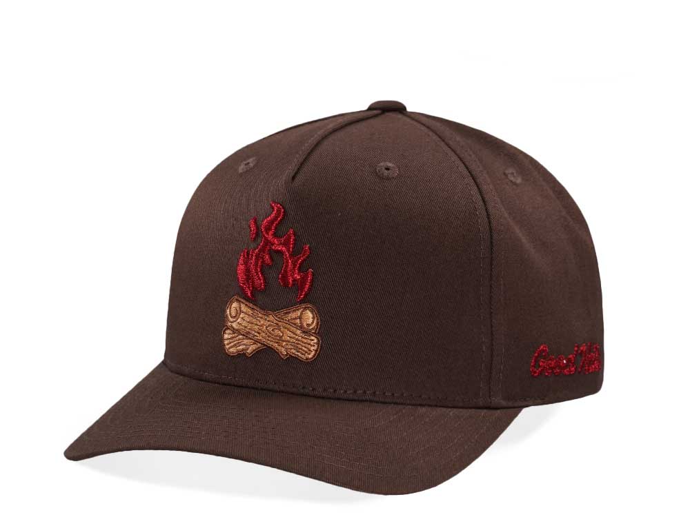 Good Hats Camp Fire Hazel Brown Edition Snapback Hat