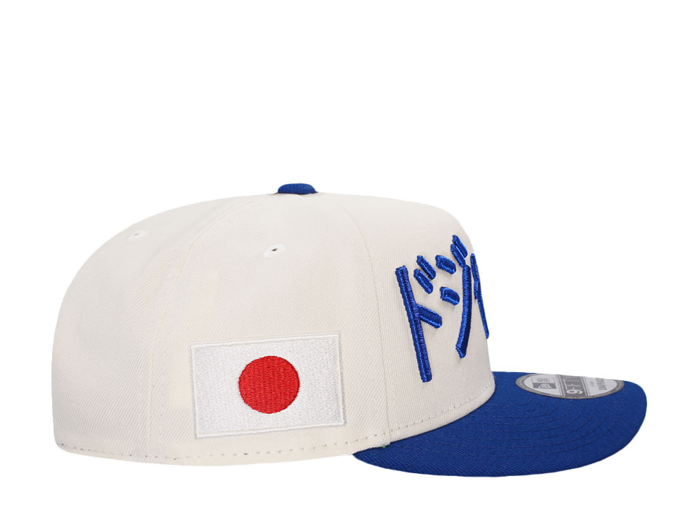 New Era Los Angeles Dodgers Kanji Chrome Two Tone Edition 9Fifty A Frame Snapback Hat