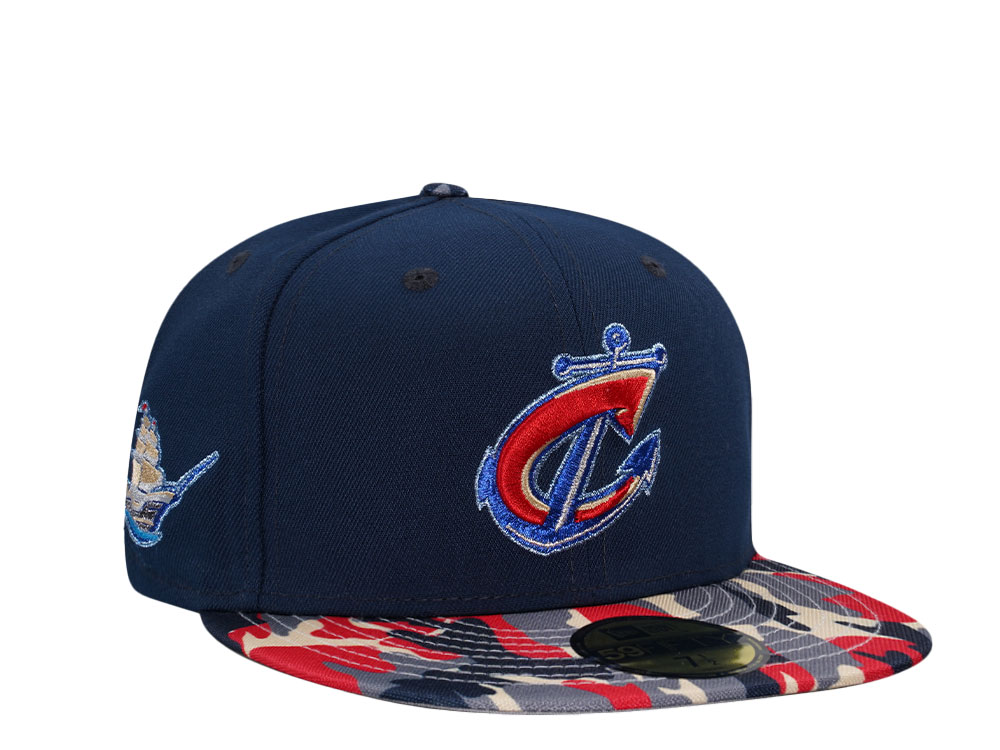 New Era Columbus Clippers Oceanside Camo Two Tone Edition 59Fifty Fitted Hat