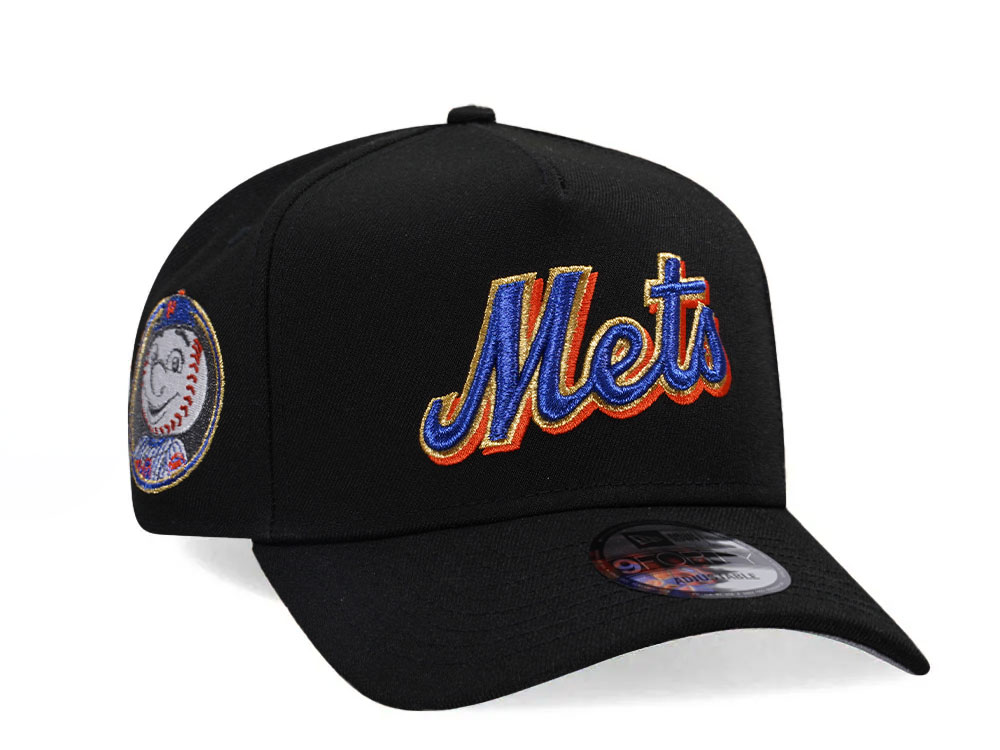 New Era New York Mets Mr. Met Gold Edition 9Forty A Frame Snapback Hat