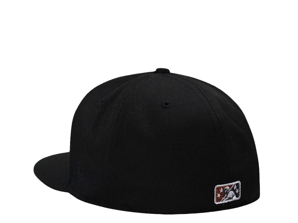 New Era Yakima Bears Black Prime Edition 59Fifty Fitted Hat