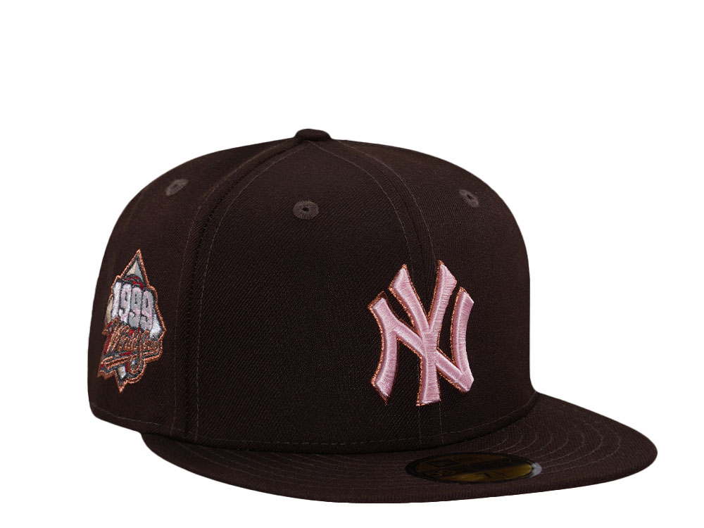 New Era New York Yankees World Series 1999 Burnt Copper Pink Edition 59Fifty Fitted Hat