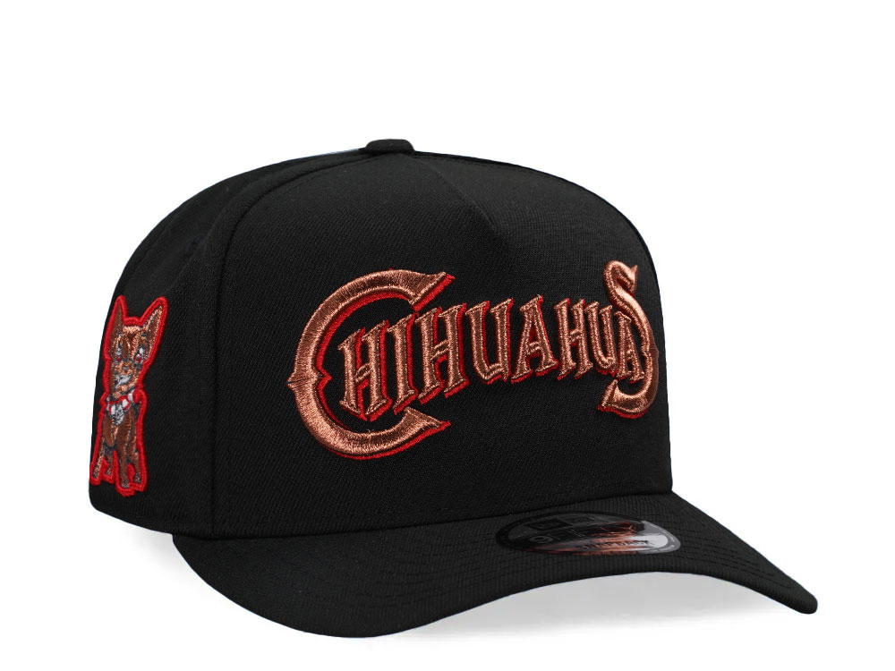 New Era El Paso Chihuahuas Black Copper Edition 9Fifty A Frame Snapback Hat