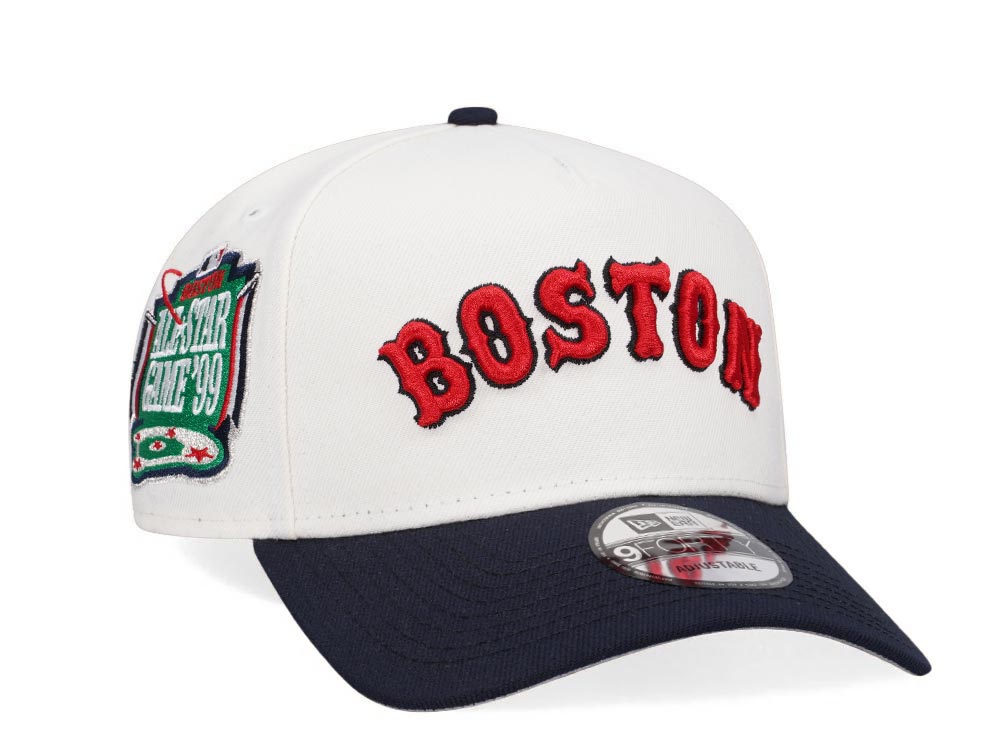 New Era Boston Red Sox All Star Game 1999 Chrome Two Tone Edition 9Forty A Frame Snapback Hat