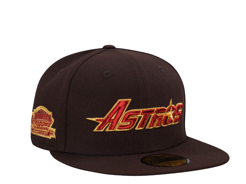 New Era Houston Astros 30th Anniversary Burnt Metallic Prime Edition 59Fifty Fitted Hat