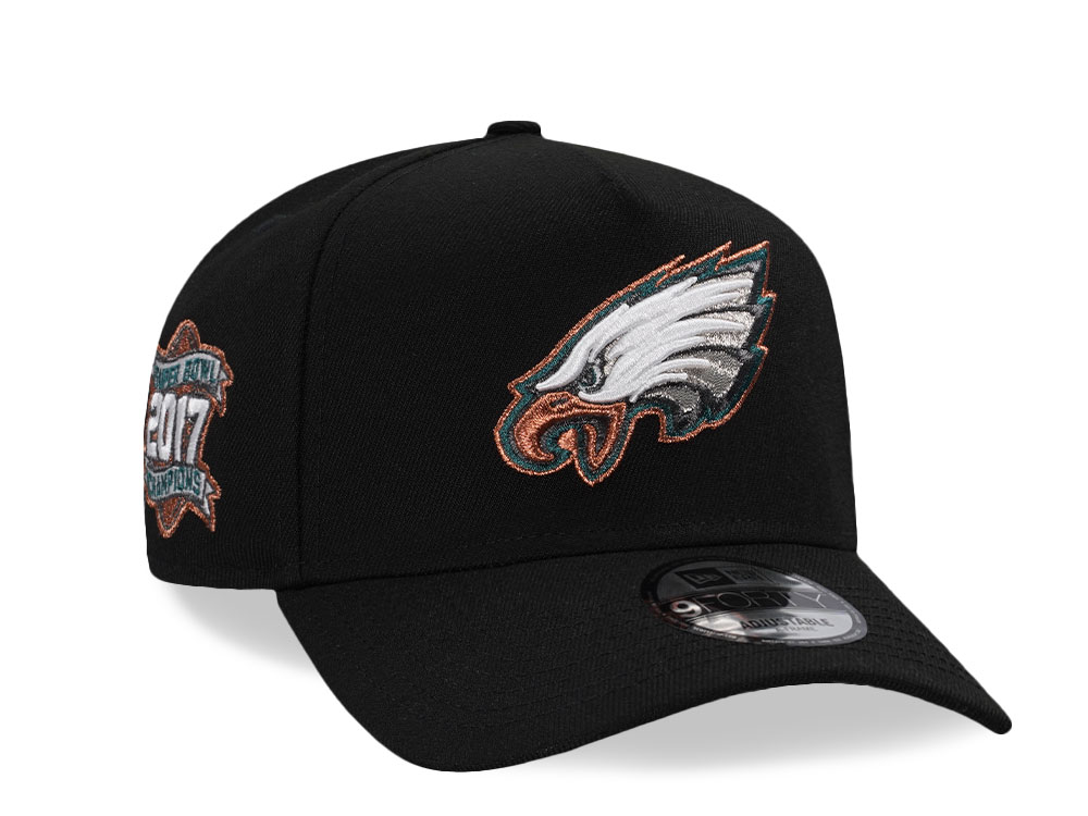 New Era Philadelphia Eagles Super Bowl Champions 2017 Edition 9Forty A Frame Snapback Hat