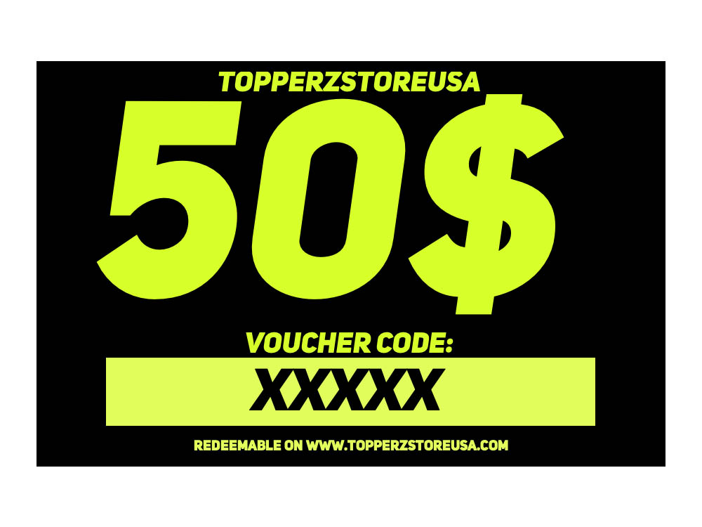 TOPPERZSTOREUSA VOUCHER 50 USD