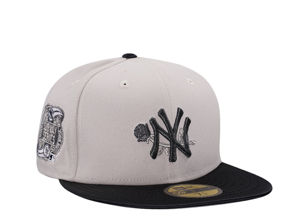 New Era New York Yankees Subway Series 2000 Stone Satin Brim Two Tone Edition 59Fifty Fitted Hat