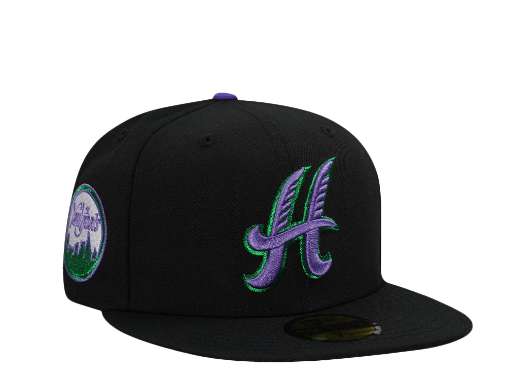 New Era Hartford Yardgoats Black Metallic Throwback Edition 59Fifty Fitted Hat